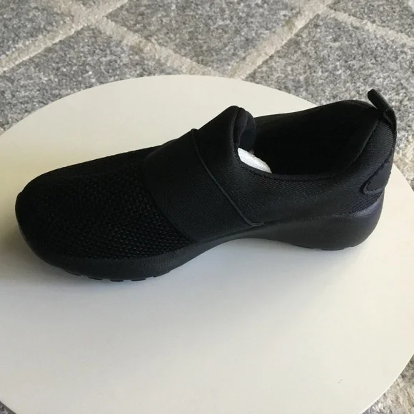 NEW Black Running Slip On Shoes - Picture 6 of 7